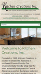 Mobile Screenshot of kitchencreationsinc.com